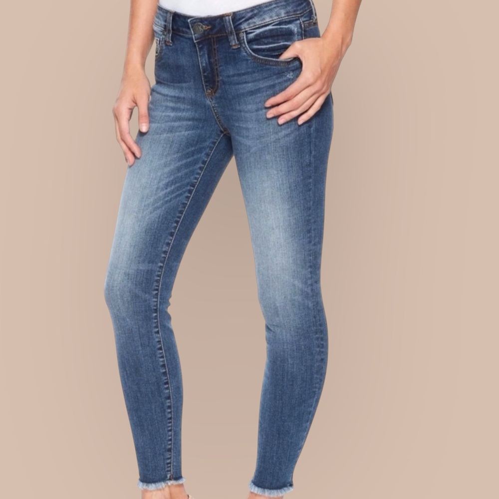 Kut from the Kloth Carlo Ankle Skinny Jeans Size 8